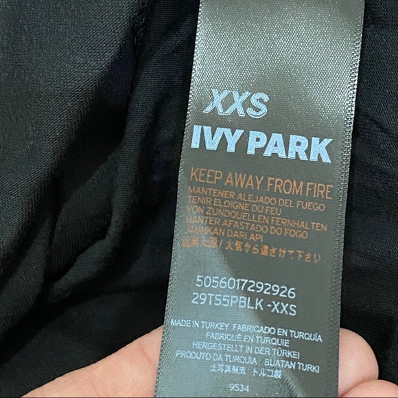 NWT Ivy Park Black Festival Tulle Top XXS - Picture 13 of 15